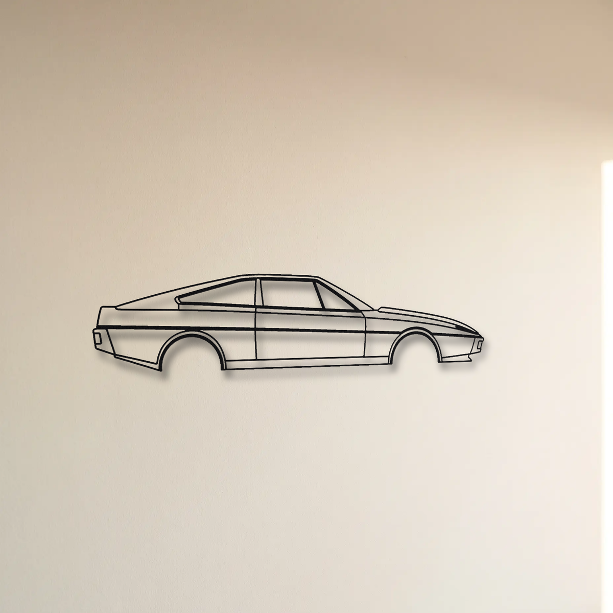 Lotus Excel floating mount drop-shadow detail