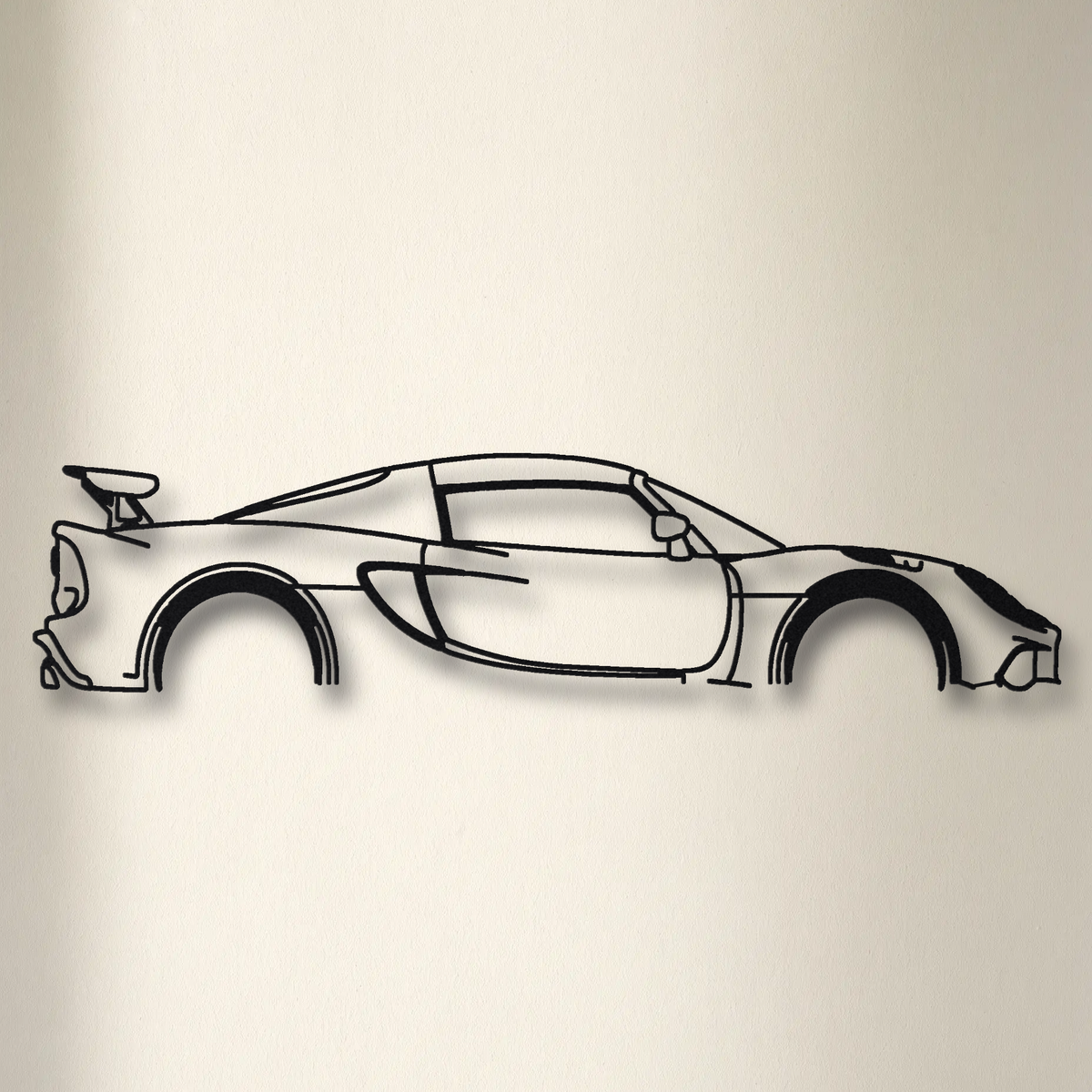 2016-18 Lotus Exige V6 Cup 380 S3 floating mount drop-shadow detail