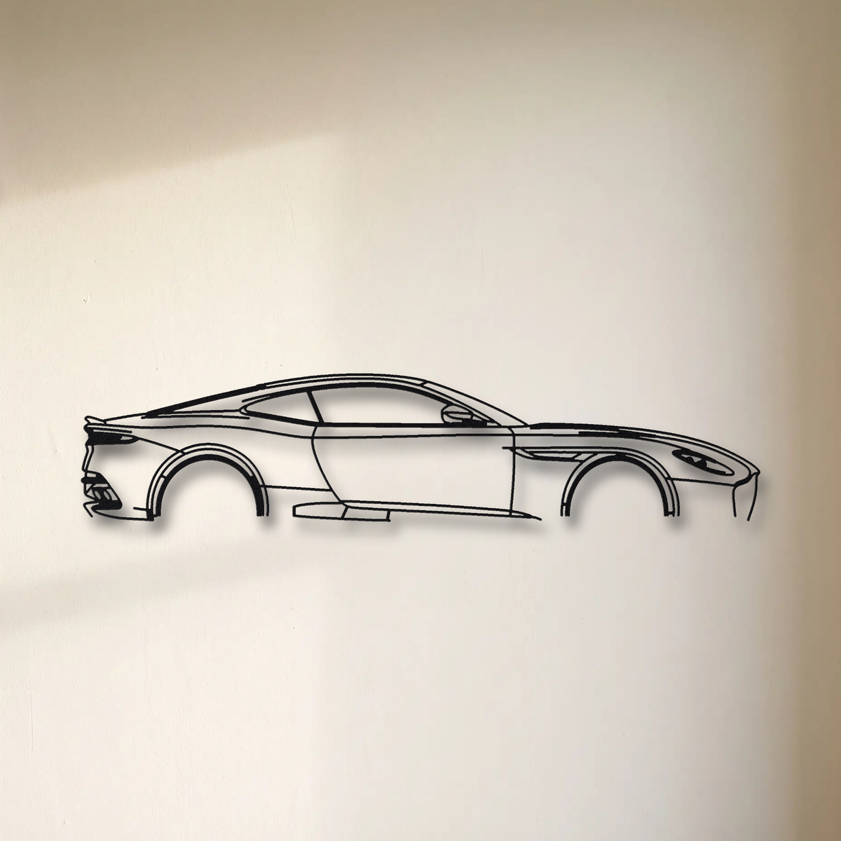 Aston Martin DBS Superleggera Coupe floating mount drop-shadow detail