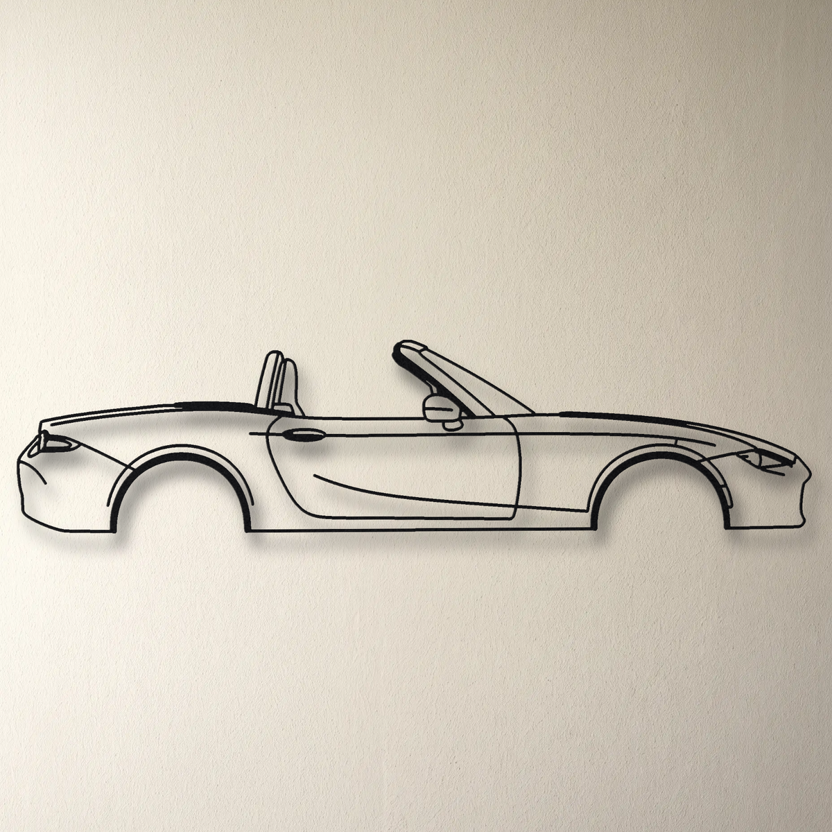 Mazda MX-5 Miata ND floating mount drop-shadow detail