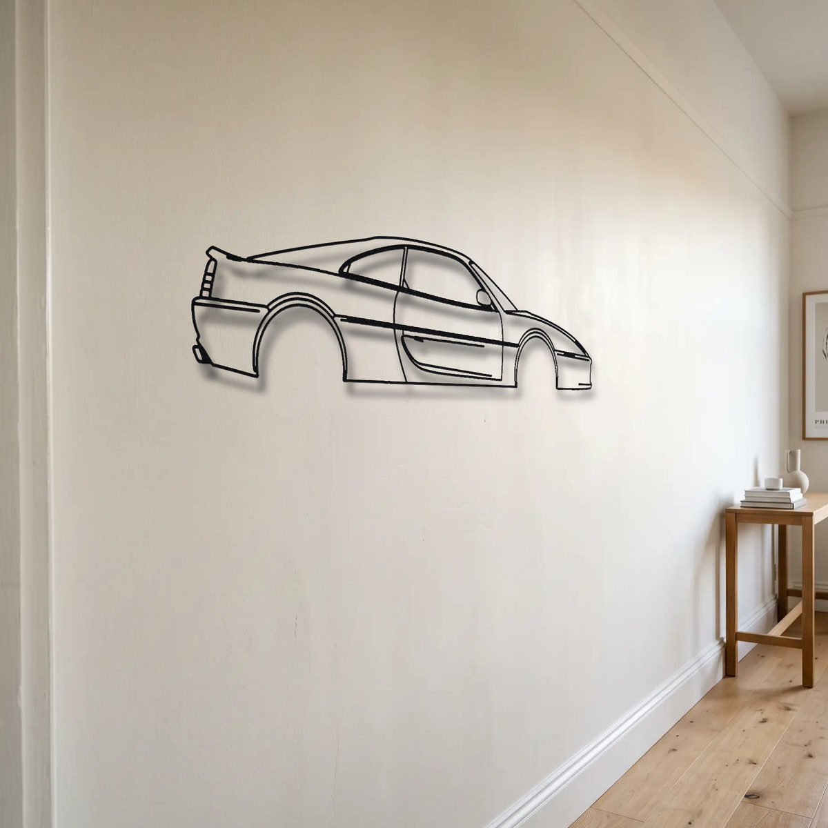 Ferrari F355 Berlinetta floating mount drop-shadow detail