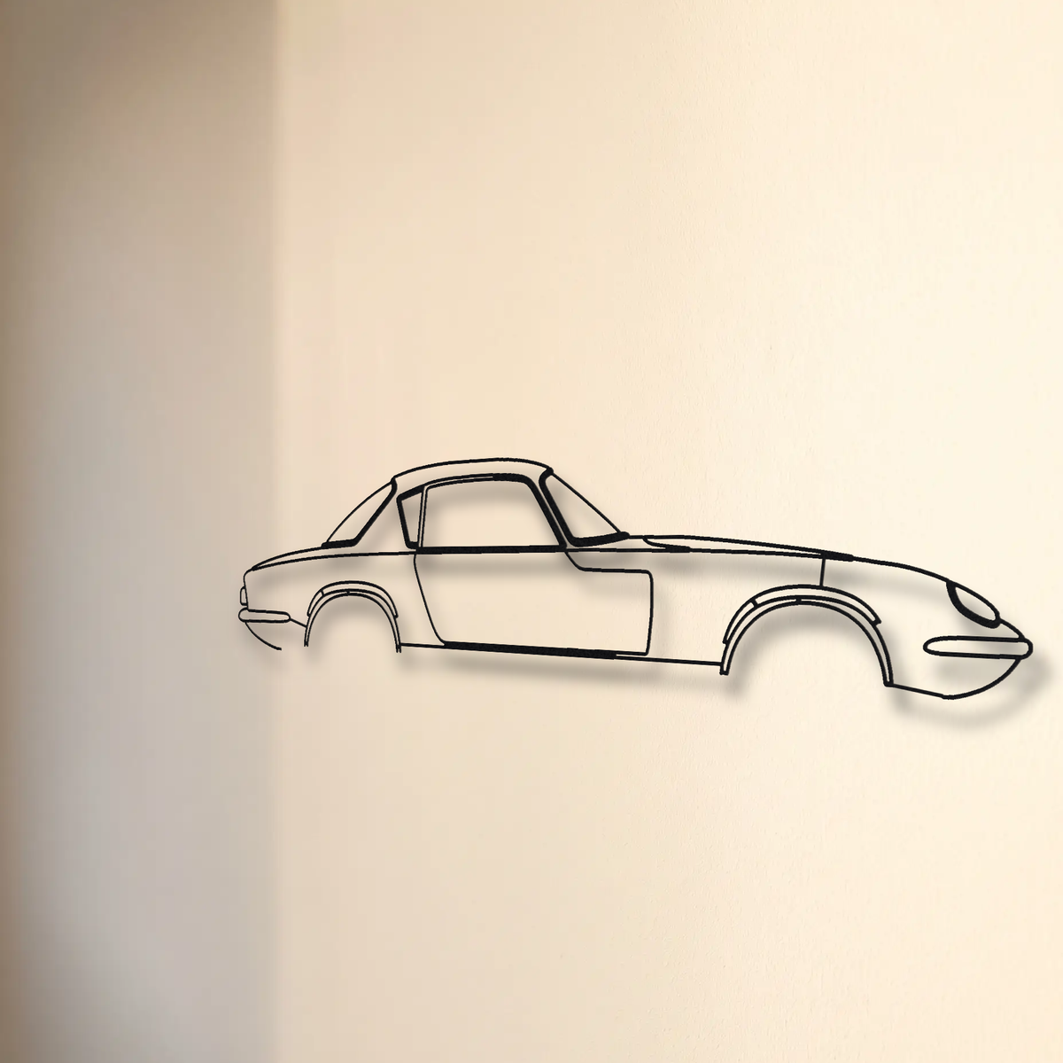 1962-1971 Lotus Elan floating mount drop-shadow detail