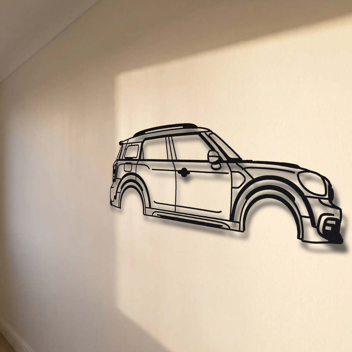 2017- Mini JCW Countryman F60/U25 floating mount drop-shadow detail