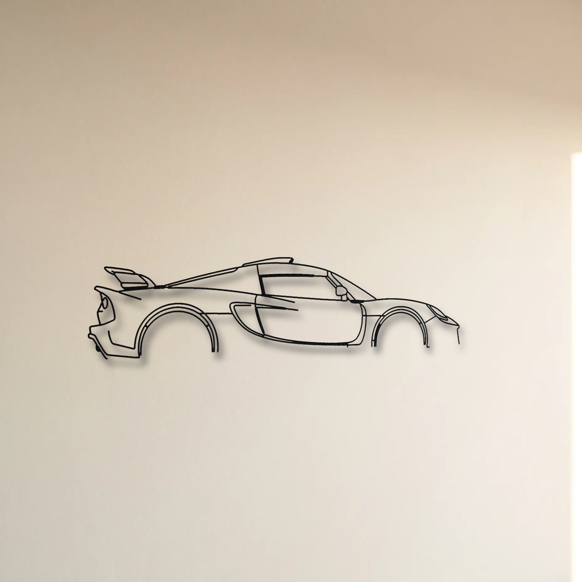 Lotus Exige S S3 floating mount drop-shadow detail