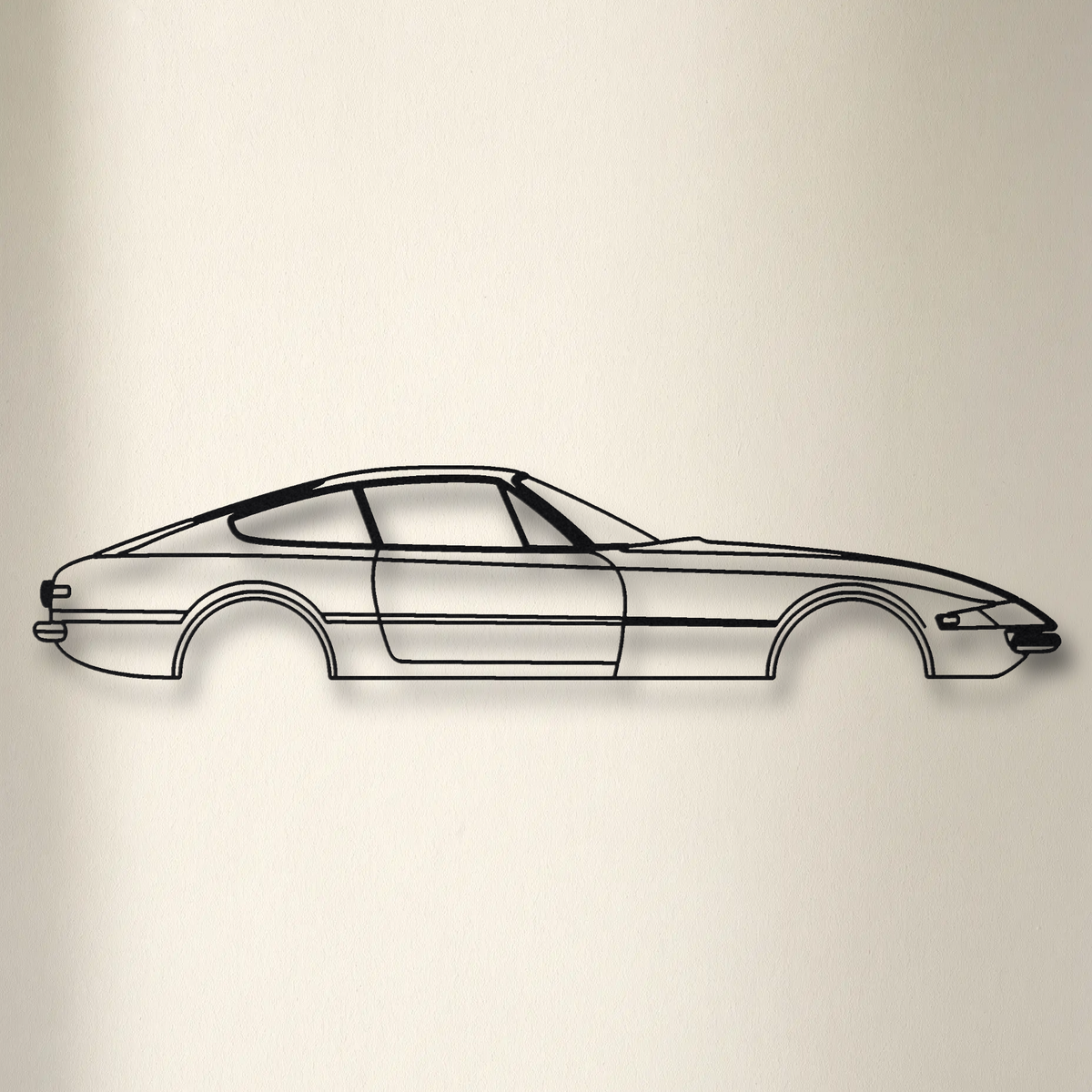 Ferrari 365 GTB/4 Daytona floating mount drop-shadow detail