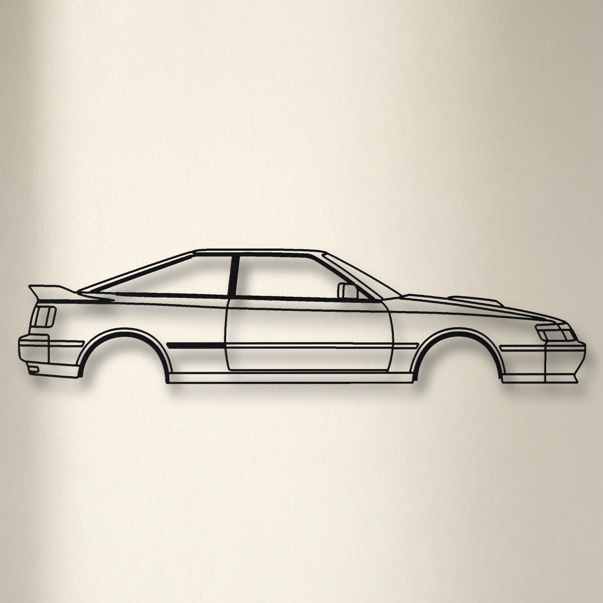 Toyota Celica GT-Four ST165 floating mount drop-shadow detail