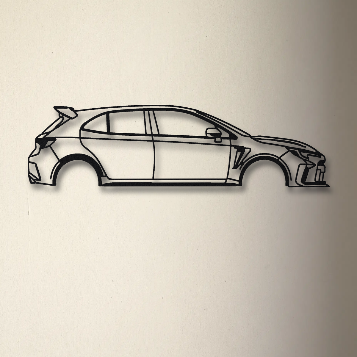 2023 Toyota GR Corolla Morizo Edition floating mount drop-shadow detail