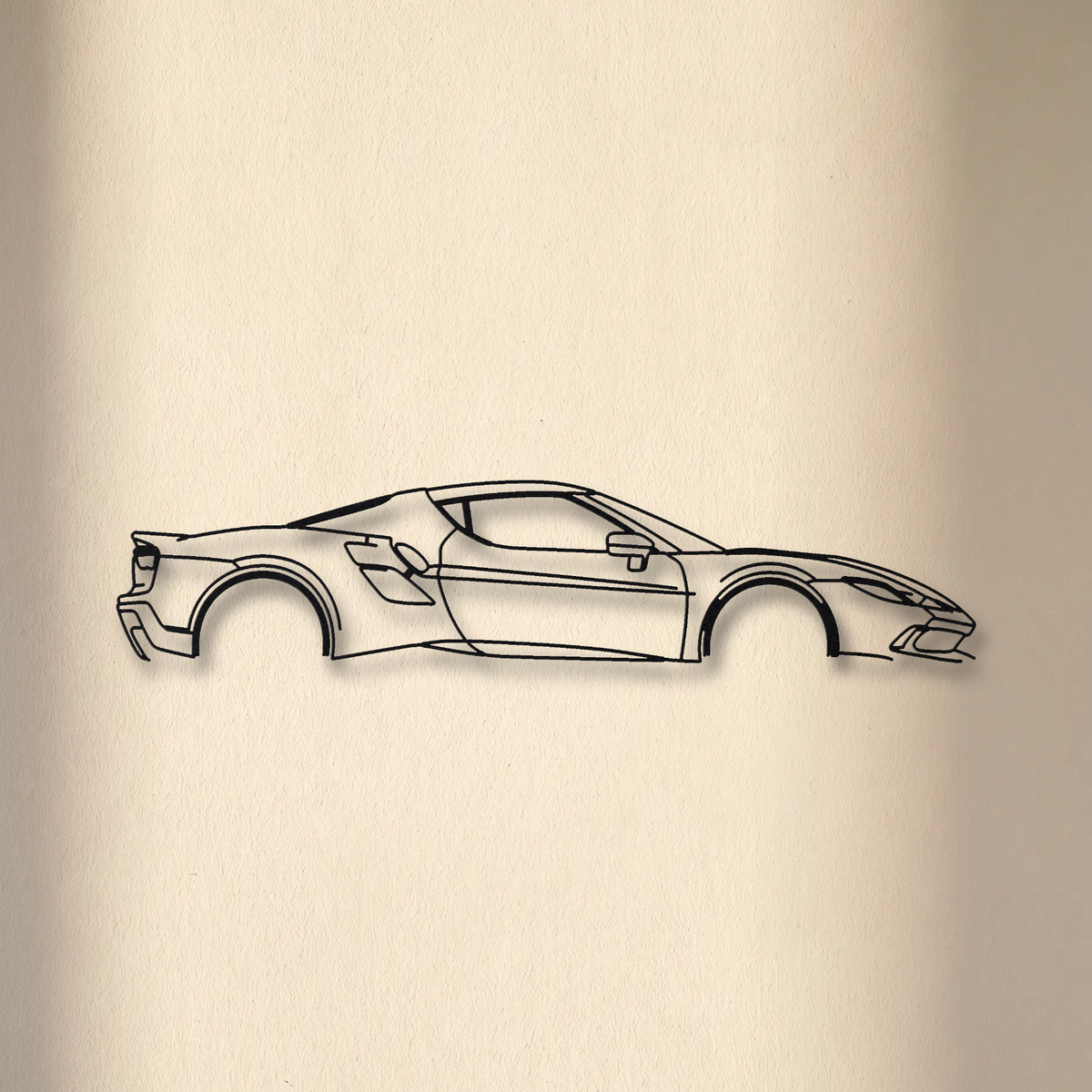 Ferrari 296 Speciale A floating mount drop-shadow detail