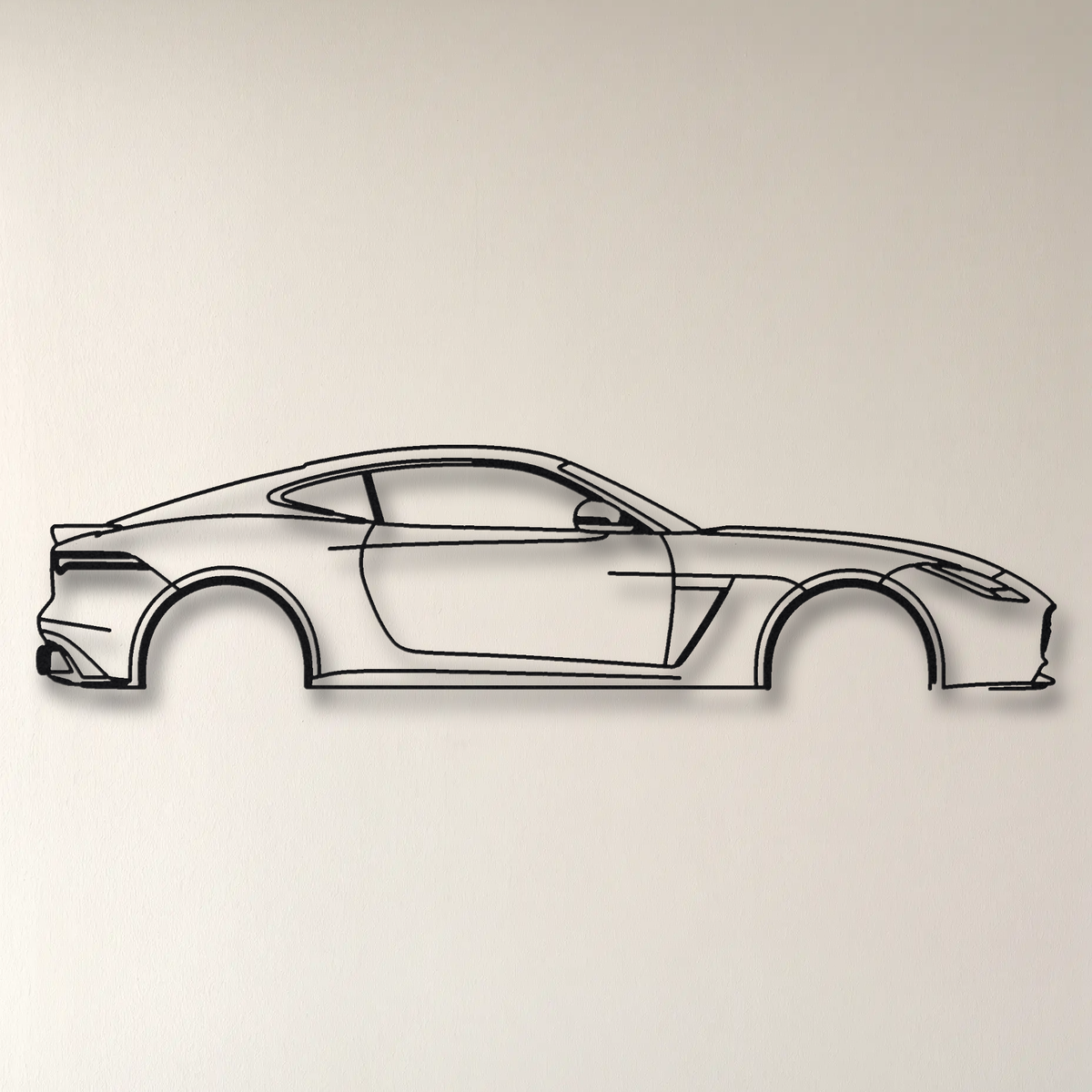 Jaguar F-Type SVR floating mount drop-shadow detail