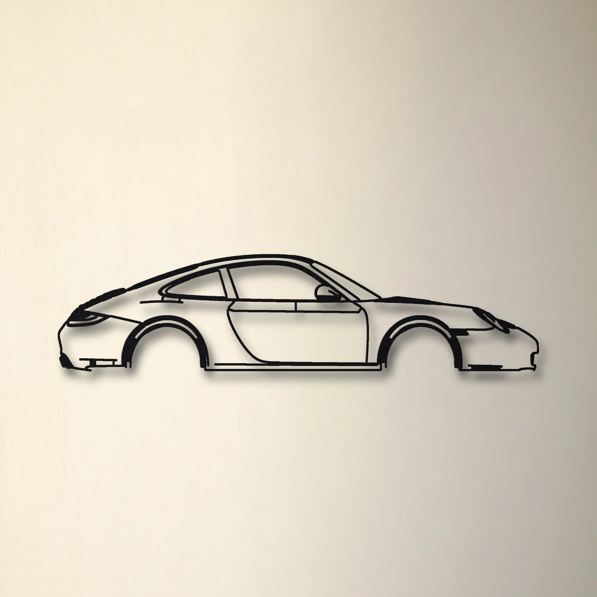 2011-12 Porsche 911 Carrera GTS 997.2 floating mount drop-shadow detail