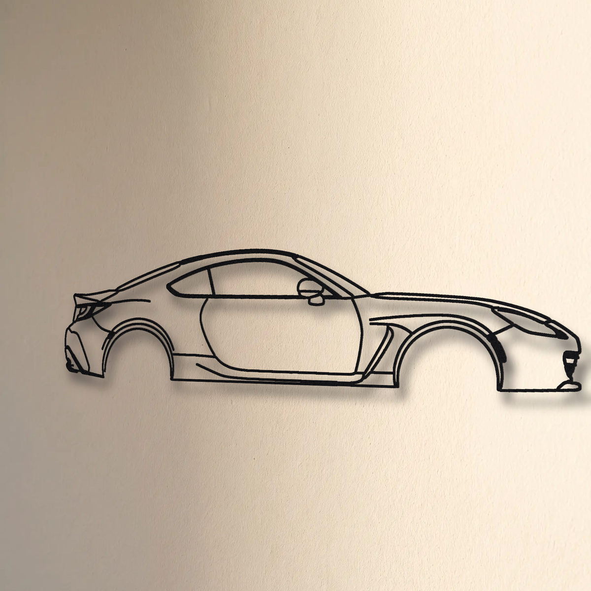 2024- Subaru BRZ tS ZD8 floating mount drop-shadow detail