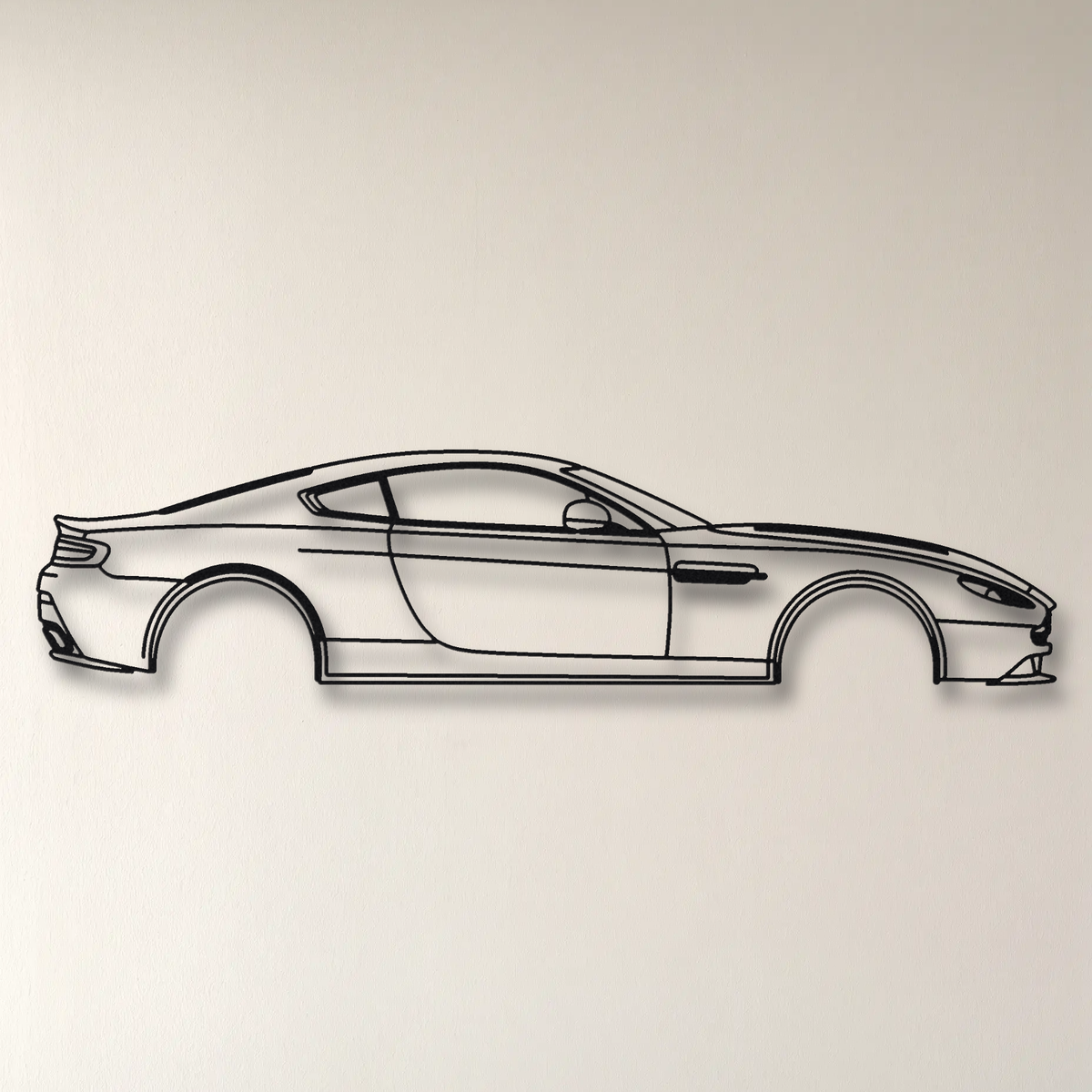 Aston Martin V12 Vantage S floating mount drop-shadow detail