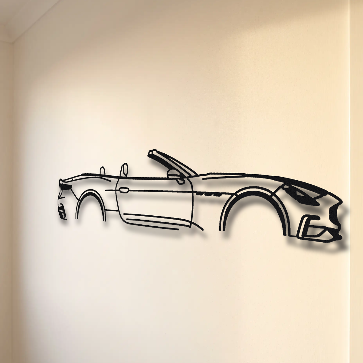 2024- Maserati GranCabrio Trofeo M189 floating mount drop-shadow detail