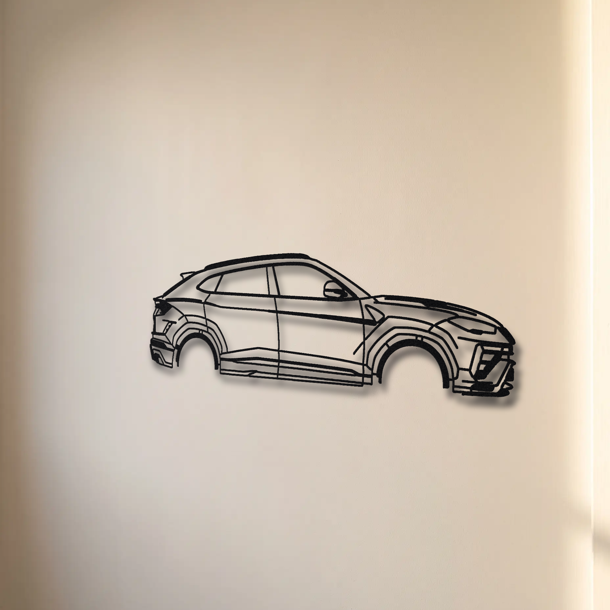 2023- Lamborghini Urus Performante 2nd gen floating mount drop-shadow detail