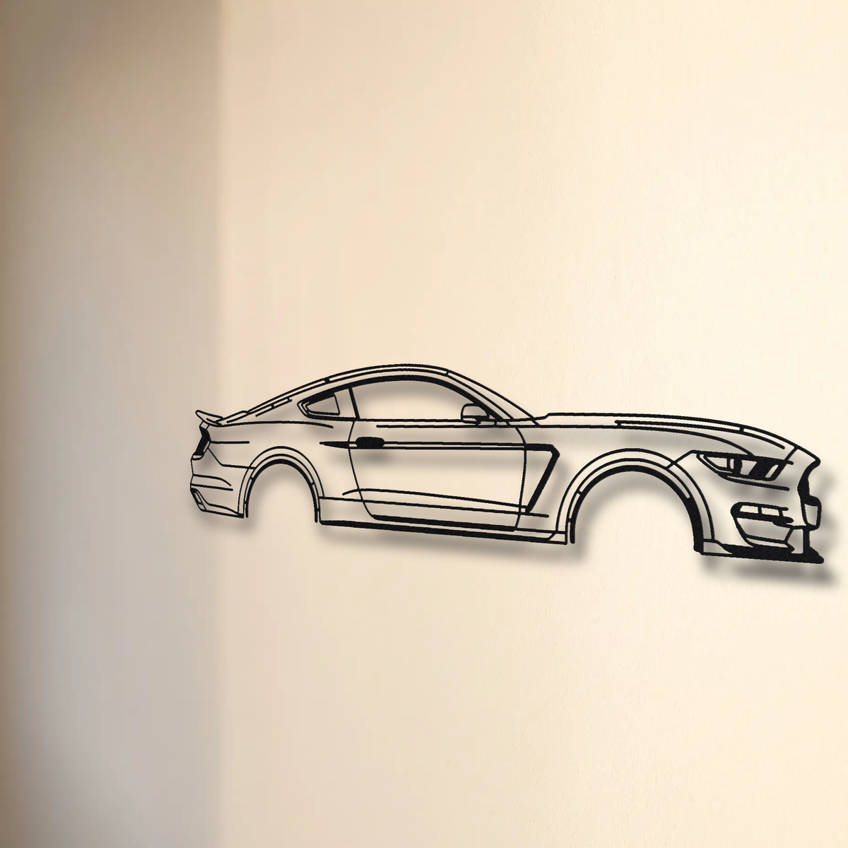 Ford Mustang Shelby GT350 S550 floating mount drop-shadow detail