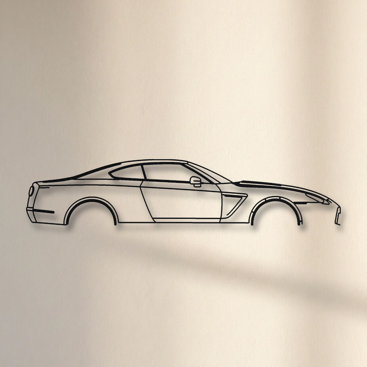 Vector W8 floating mount drop-shadow detail