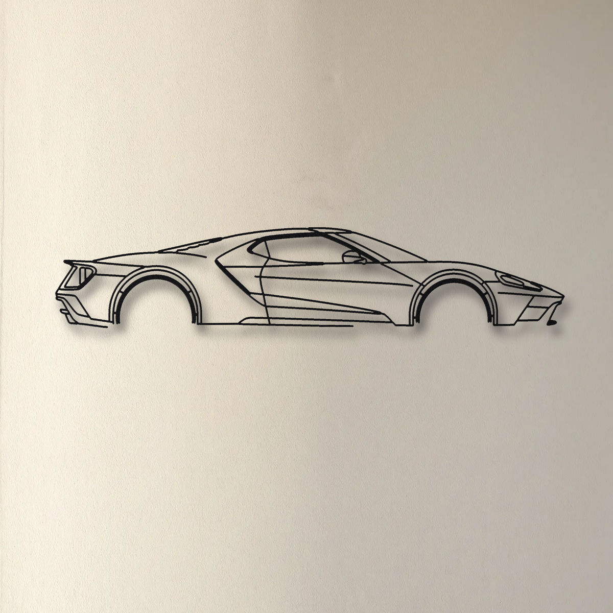 2017 Ford GT floating mount drop-shadow detail