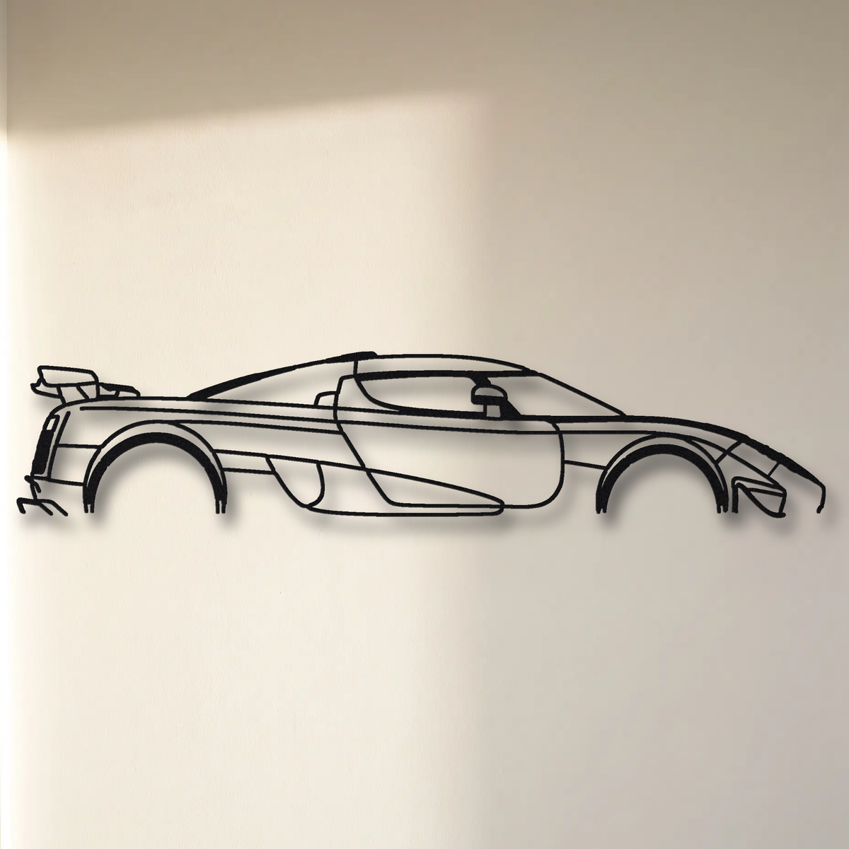 2007-10 Koenigsegg CCXR / CCXR Trevita floating mount drop-shadow detail