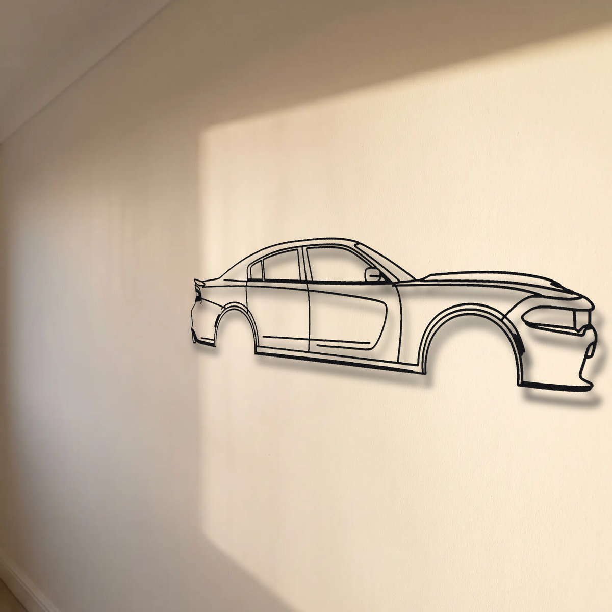 Dodge Charger SRT Hellcat LD floating mount drop-shadow detail